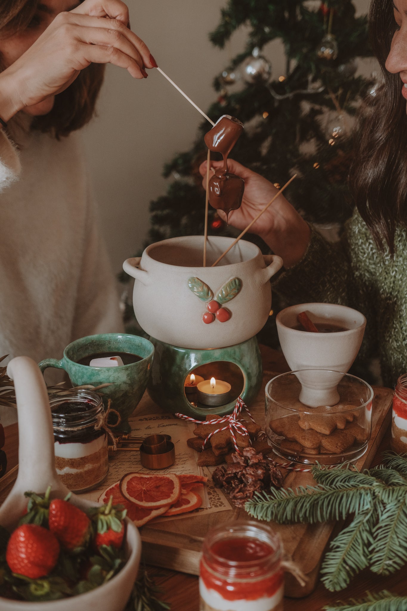 XMAS EDITION FONDUE POT