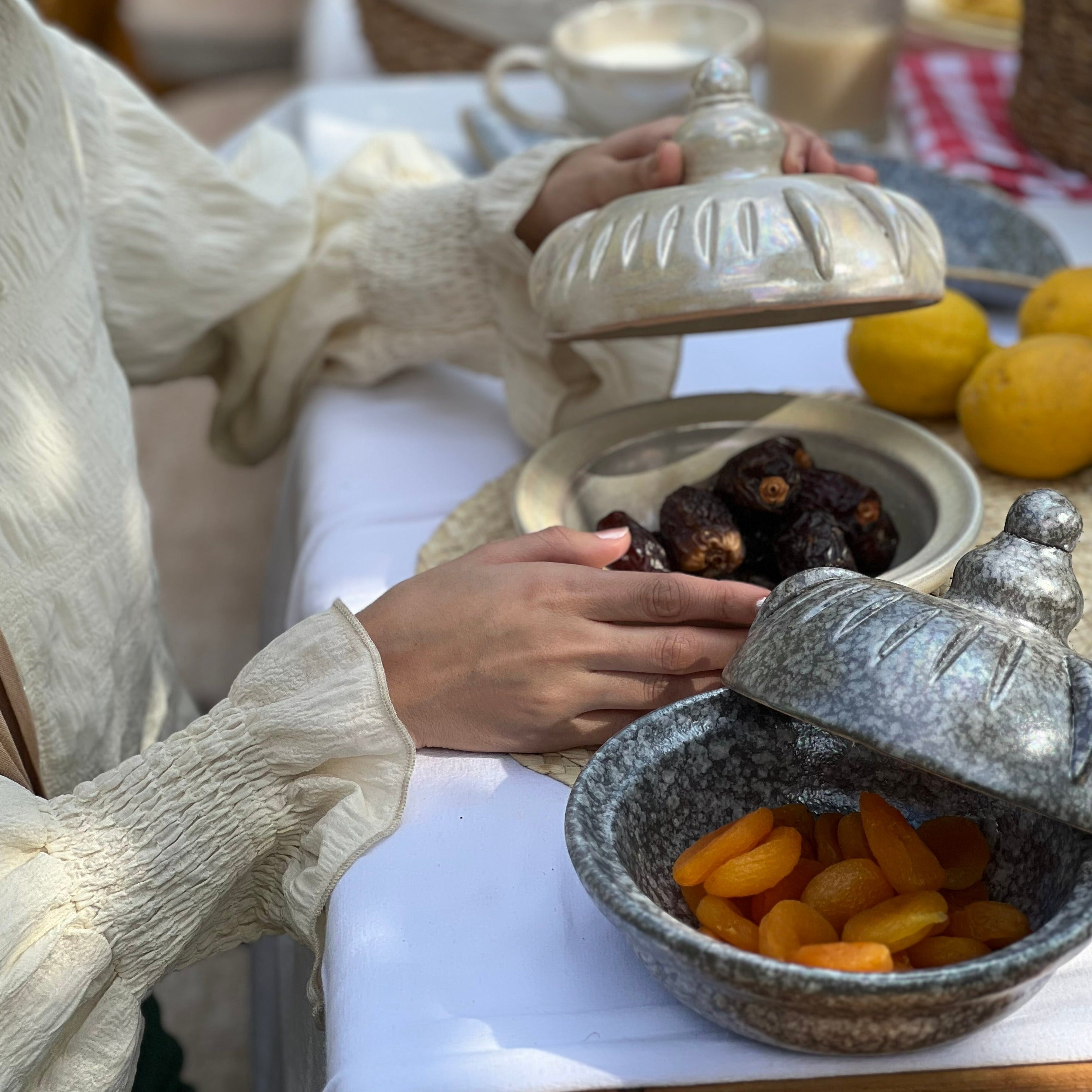 Taj tamreya / nuts dish