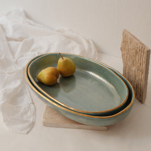 Oval serving set