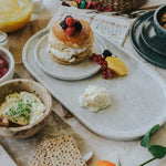 Marble oval platter