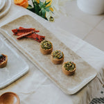 Marble long platter